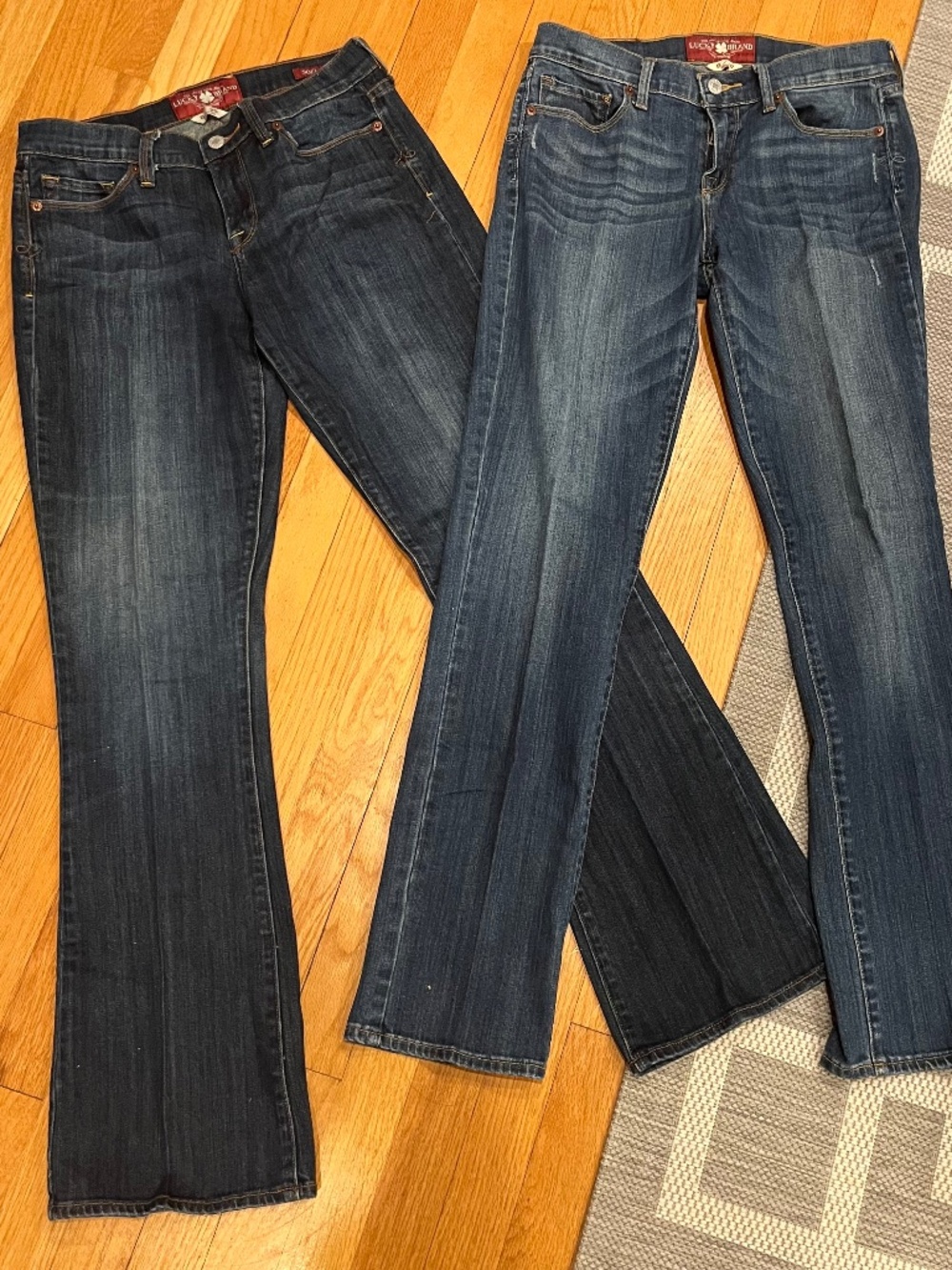 BUNDLE Lucky Jeans Women’s Sofia Straight and Sofia Boot Size 8/29 EUC